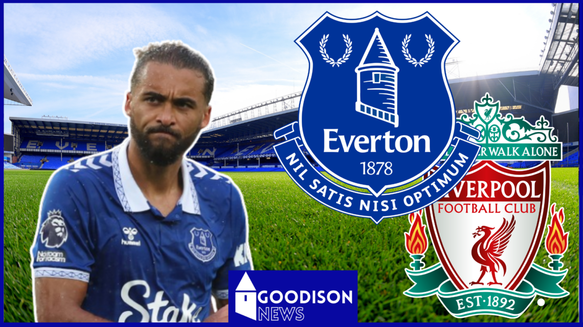 Dominic Calvert-Lewin, Everton badge, Liverpool badge