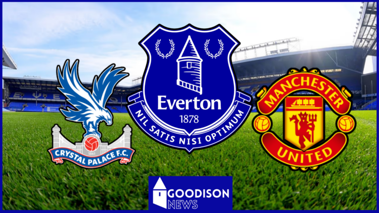Everton Crystal Palace Manchester United logos