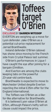 Everton, Jake O'Brien