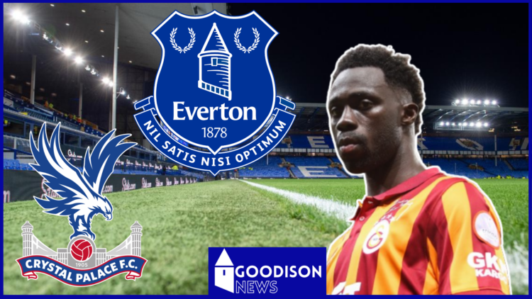 Davinson Sanchez, Everton badge, Crystal Palace badge
