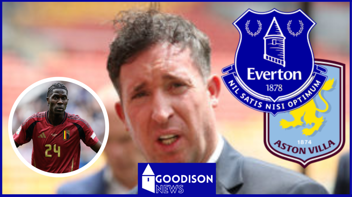 Robbie Fowler, Amadou Onana, Everton badge, Aston Villa badge
