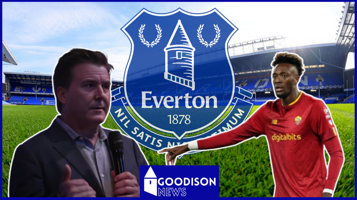 Tammy Abraham, Dan Friedkin, Everton badge