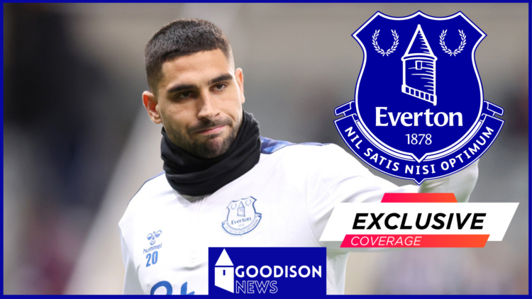 Everton, Neal Maupay, Exclusive