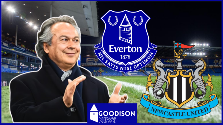 Darhad Moshiri, Everton badge, Newcastle United badge