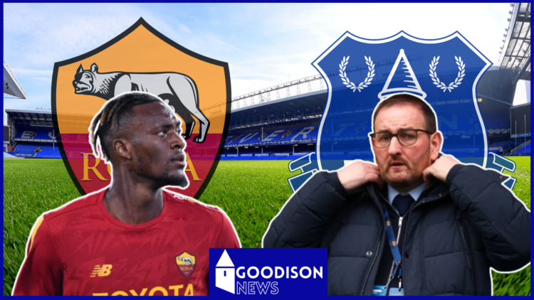 Kevin Thelwell, Tammy Abraham, Everton badge, AS Roma badge