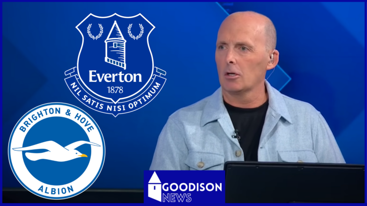 Mike Dean, Everton badge, Brighton badge