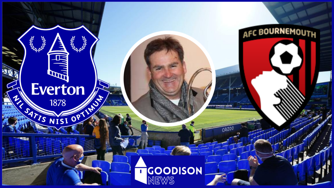 Richard Keys, Everton badge, Bournemouth badge