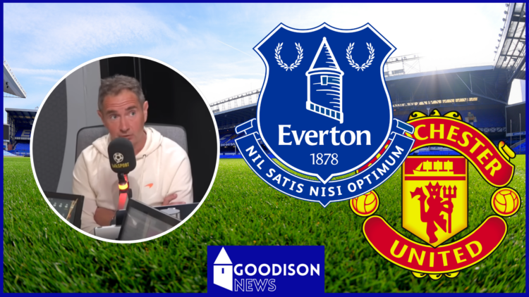 Stefan Borson, Everton badge, Manchester United badge