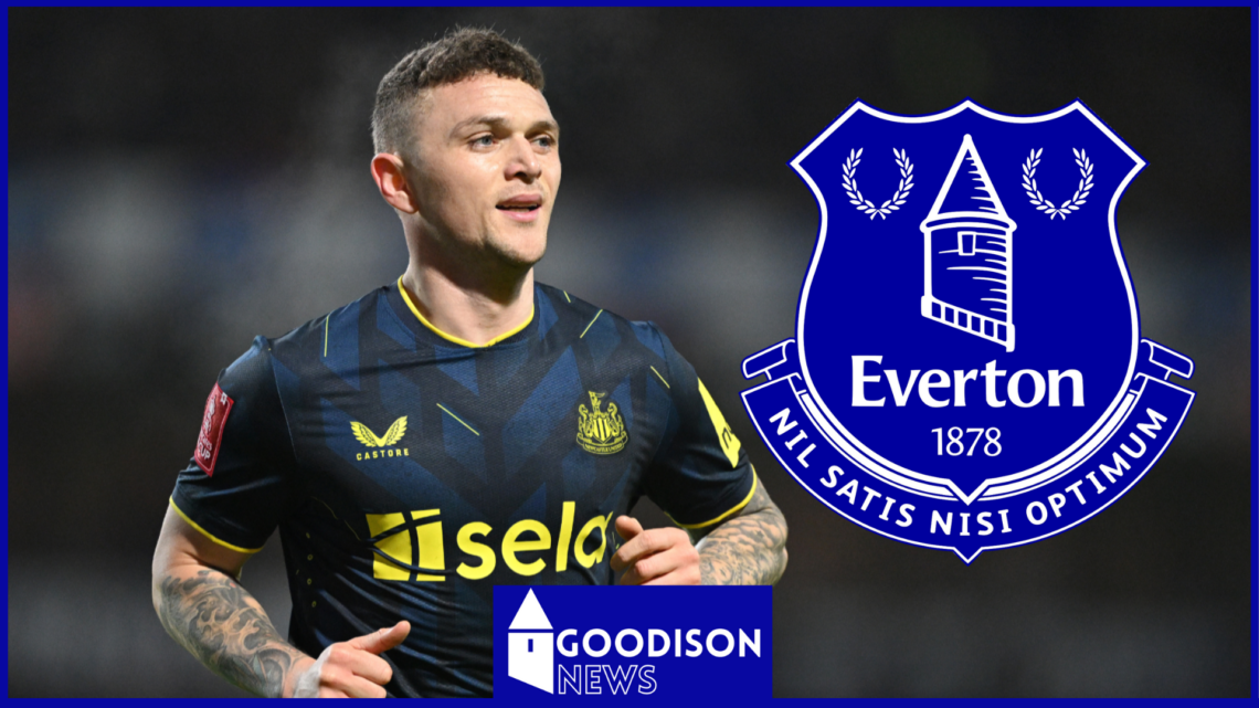 Kieran Trippier, Everton badge