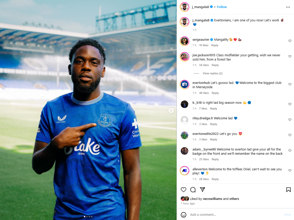 Orel Mangala, Serge Aurier, Everton