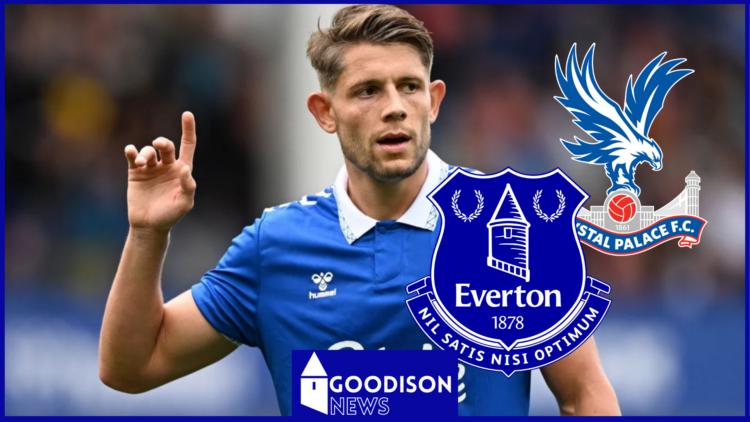 James Tarkowski Everton Crystal Pałace badges