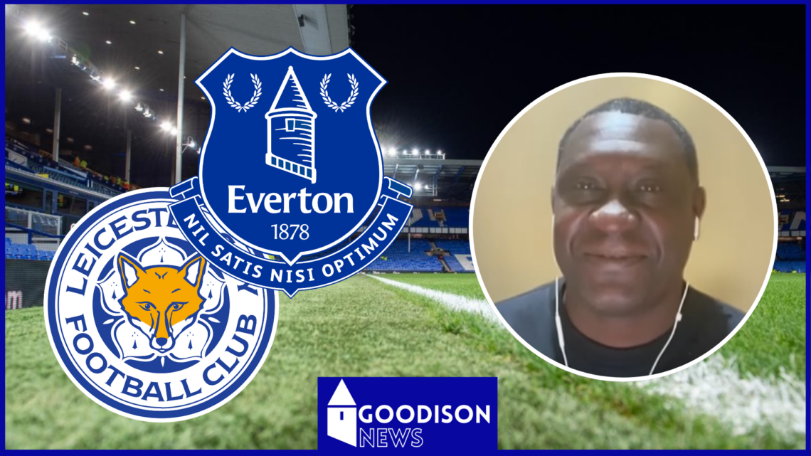 Emile Heskey, Everton badge, Leicester City badge