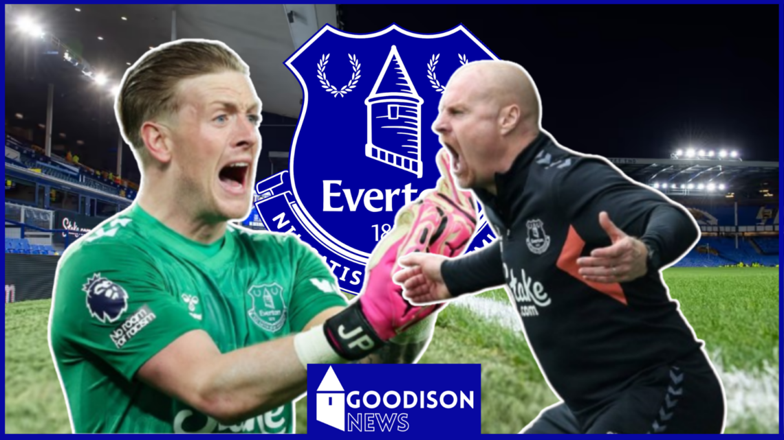 Everton Sean Dyche Jordan Pickford