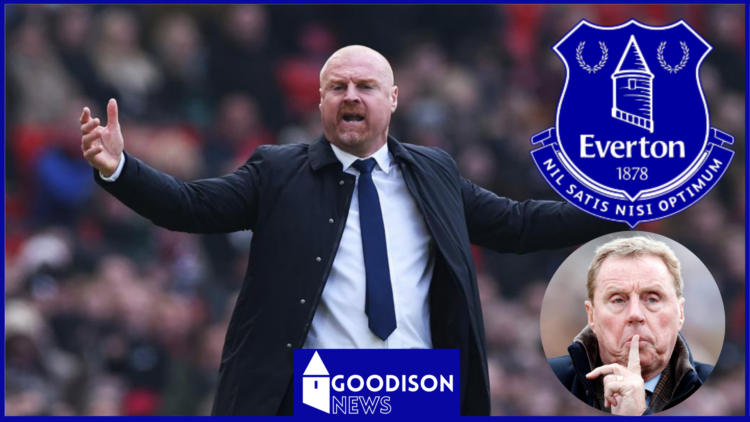 Everton manager Sean Dyche and Harry Redknapp