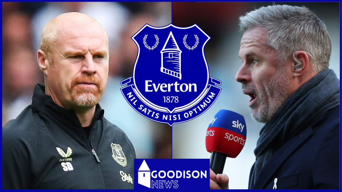 Jamie Carragher Sean Dyche Everton badge