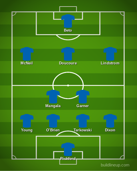 Everton predicted XI v Southampton