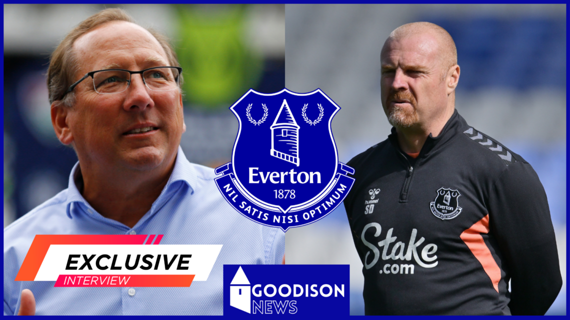 Exclusive Textor Dyche Everton badge