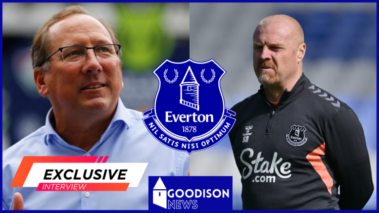 Exclusive Textor Dyche Everton badge