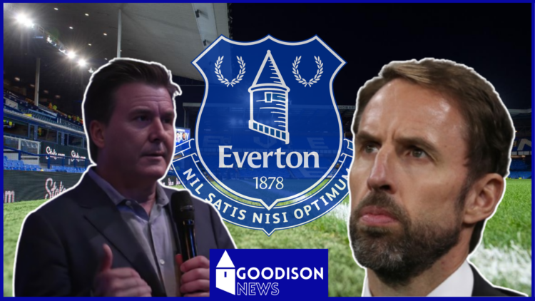 Gareth Southgate, Dan Friedkin, Everton badge