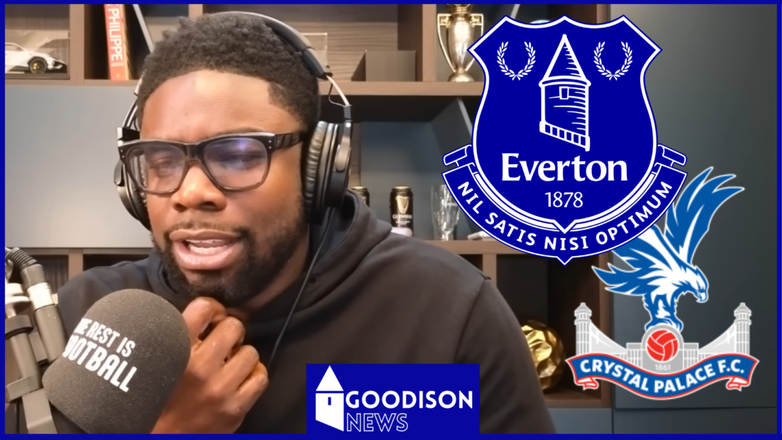 Micah Richards, Everton badge, Crystal Palace badge