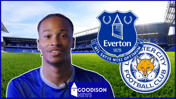 Odin Samuels-Smith, Everton badge, Leicester City badge