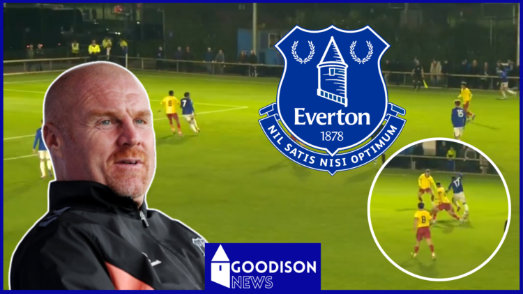 Omari Benjamin, Sean Dyche, Everton badge