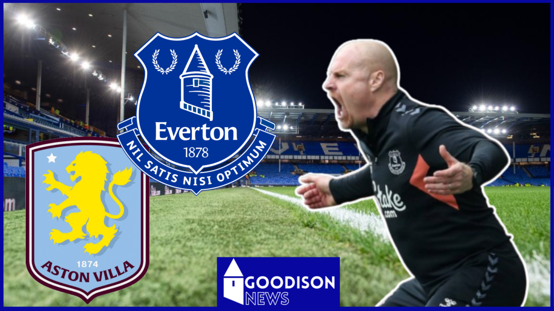 Sean Dyche, Everton badge, Aston Villa badge