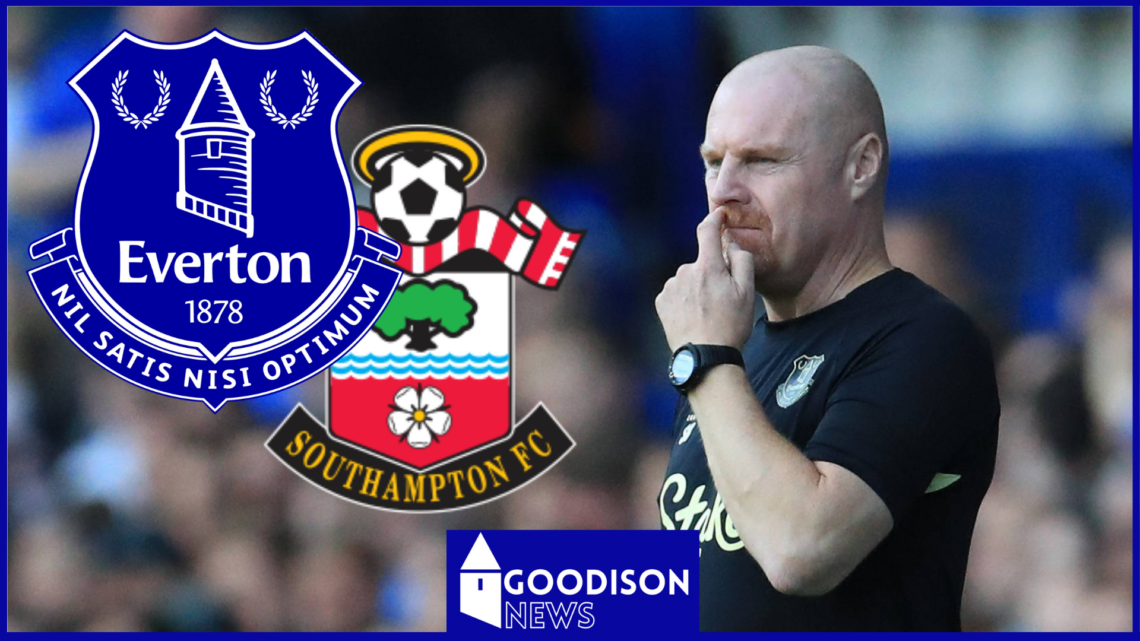 Sean Dyche, Everton badge, Southampton badge