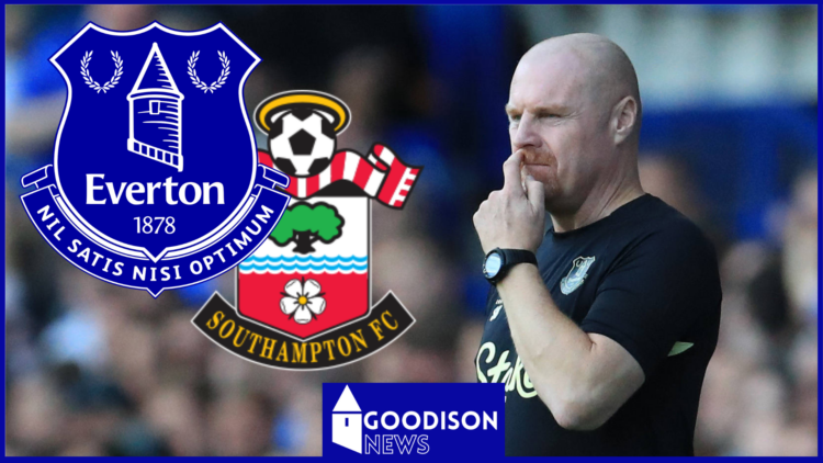Sean Dyche, Everton badge, Southampton badge
