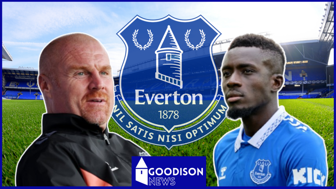 Sean Dyche, Idrissa Gana Gueye, Everton badge