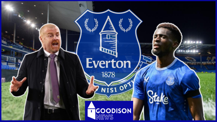 Tim Iroegbunam, Sean Dyche, Everton badge