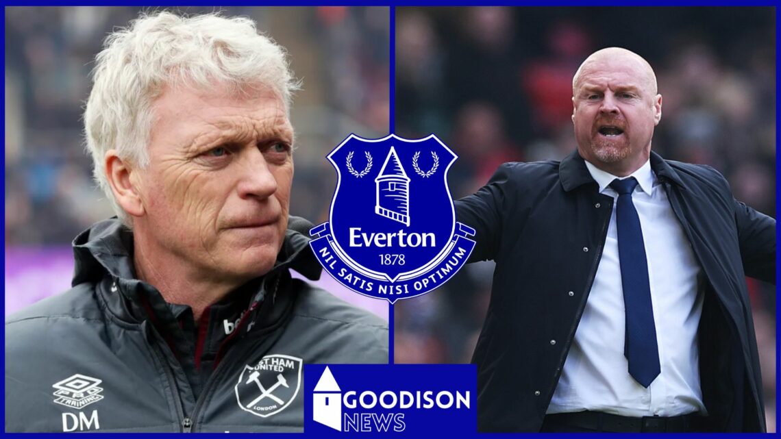 David Moyes, Sean Dyche, Everton badge
