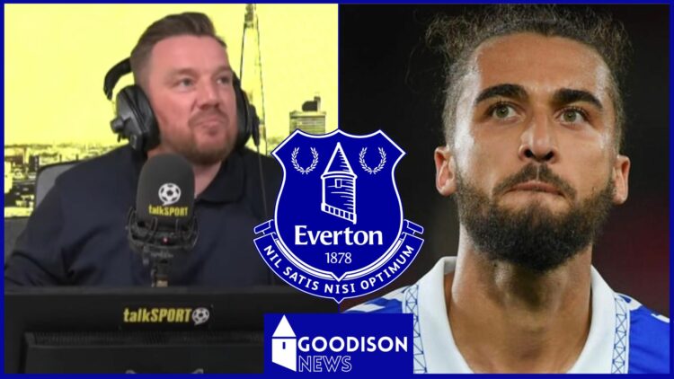 Jamie O'Hara, Dominic Calvert-Lewin, Everton badge