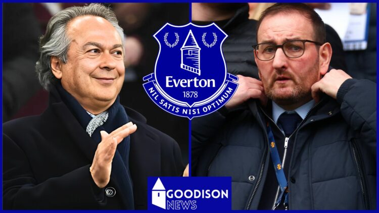 Farhad Moshiri, Kevin Thelwell, Everton badge