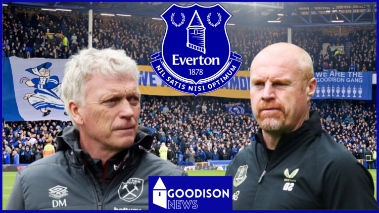 David Moyes, Sean Dyche, Everton badge
