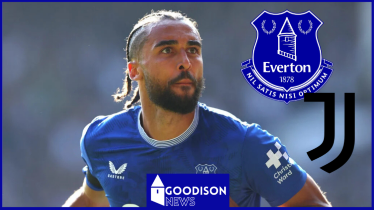 Picture of Everton striker Dominic Calvert-Lewin