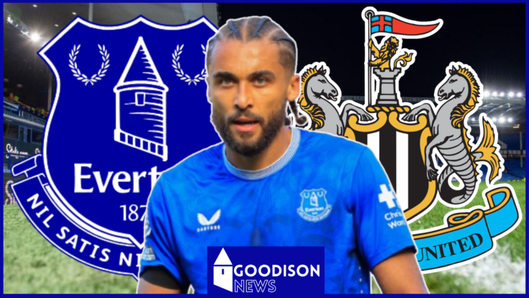 Everton Newcastle Dominic Calvert-Lewin