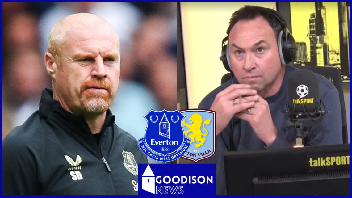 Jason Cundy, Sean Dyche, Everton badge, Aston Villa badge