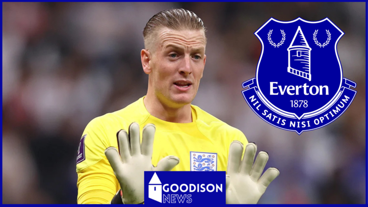 Jordan Pickford, Everton badge