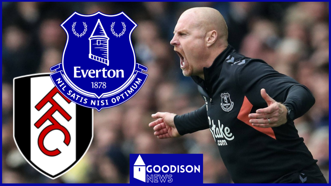 Sean Dyche, Everton badge, Fulham badge