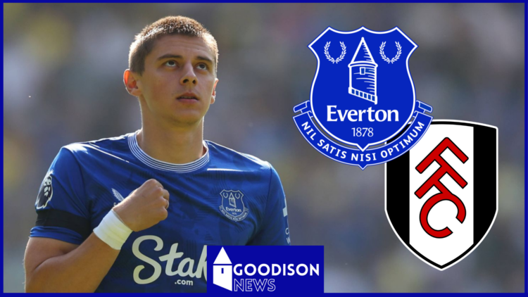 Vitaliy Mykolenko, Everton badge, Fulham badge