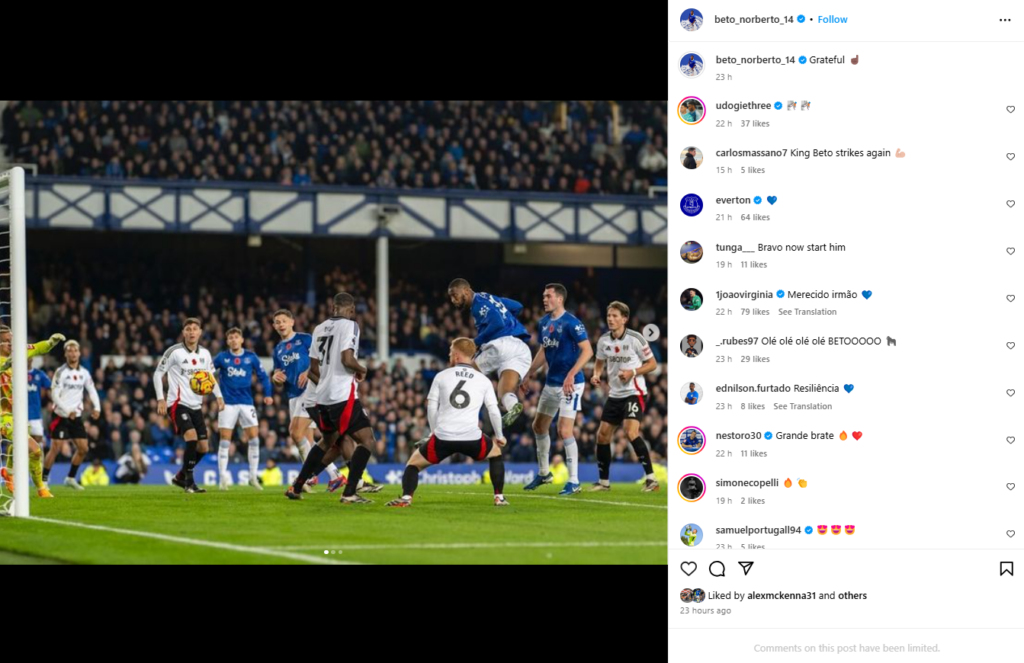 Destiny Udogie, Beto, Everton, Fulham