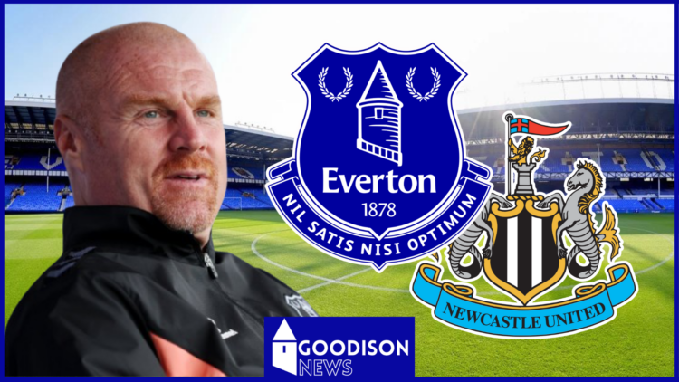 Sean Dyche Everton Newcastle United badges
