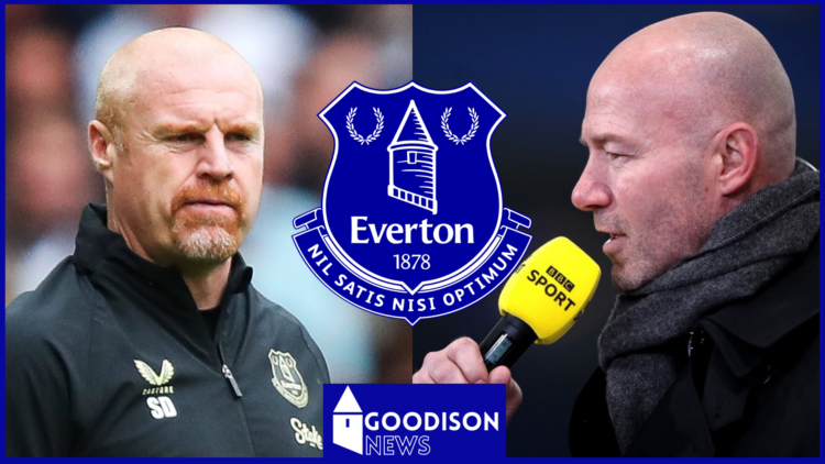 Alan Shearer Sean Dyche Everton