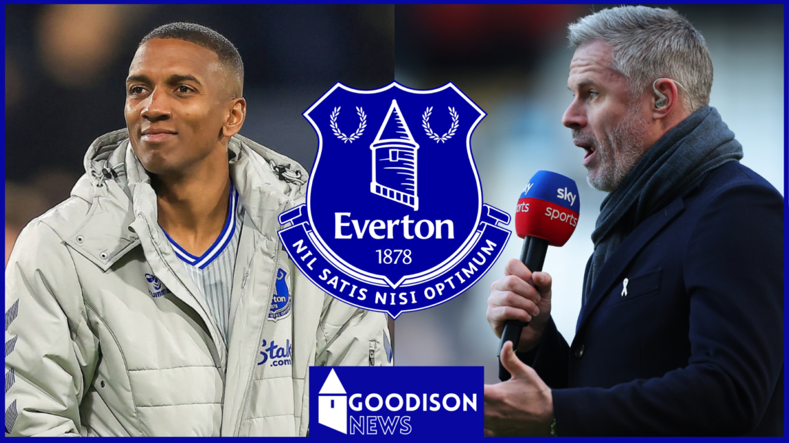 Ashley Young Jamie Carragher Everton