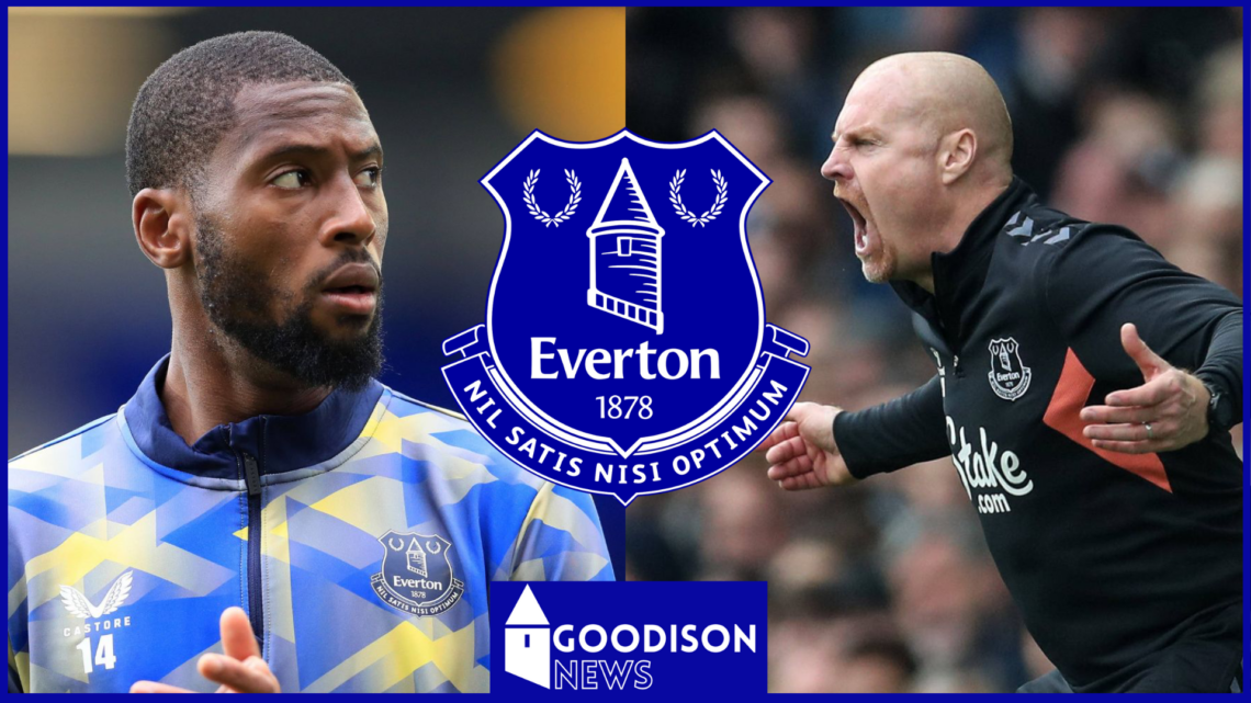 Beto, Sean Dyche, Everton badge