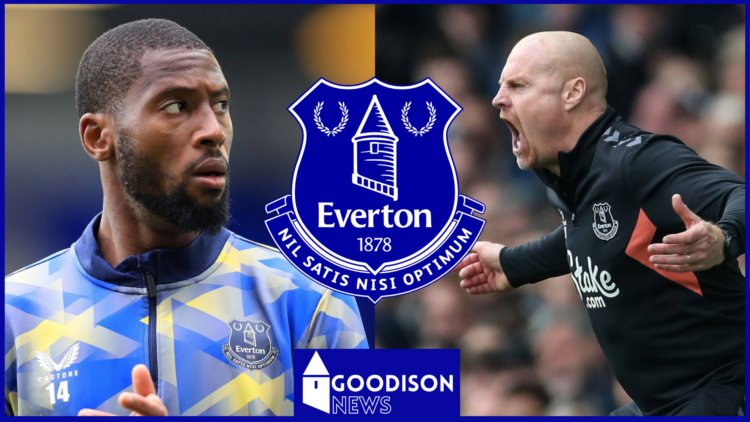 Beto, Sean Dyche, Everton badge