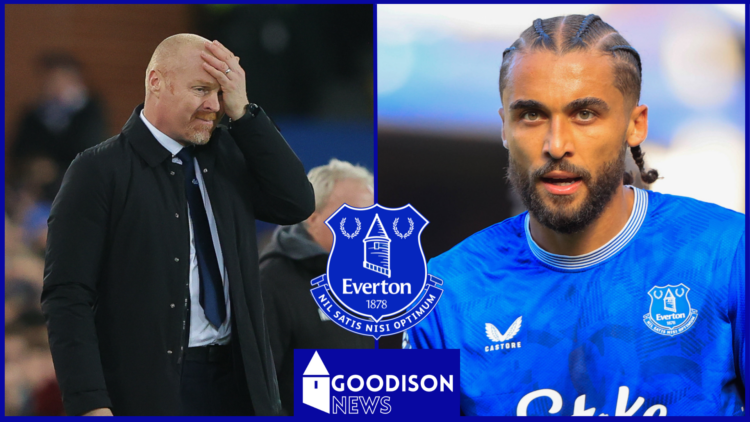 Dominic Calvert-Lewin, Sean Dyche, Everton badge