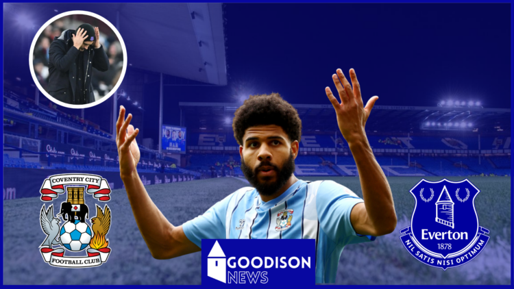 Ellis Simms, Frank Lampard, Coventry badge, Everton badge