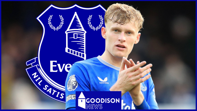 Everton badge, Jarrad Branthwaite